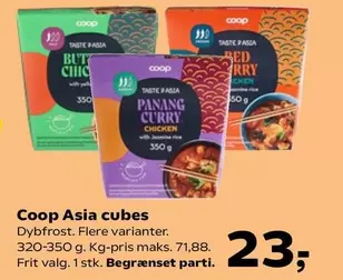 Red - Asia cubes