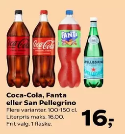 Coca Cola - Coca-Cola, Fanta eller San Pellegrino