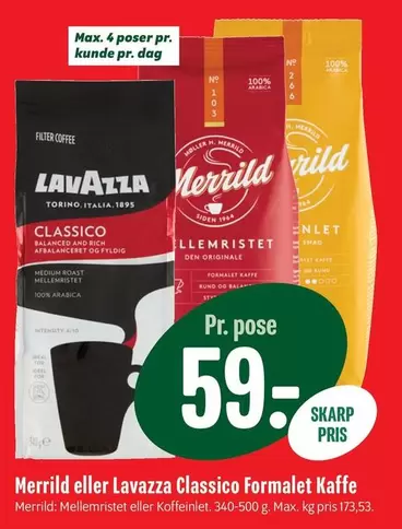 Den - Classico Formalet Kaffe