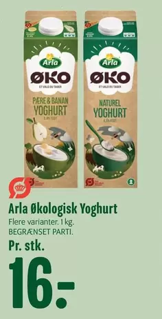 Arla - Økologisk Yoghurt
