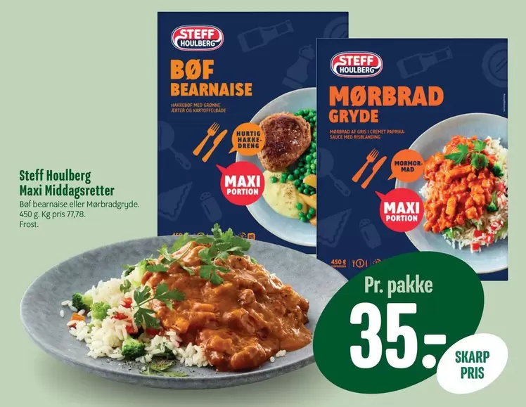 BØF BEARNAISE or MØRBRAD GRYDE