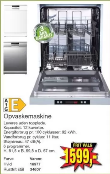Opvaskemaskine