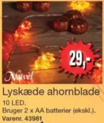 Lyskæde ahornblade