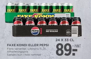 Faxe - KONDI ELLER PEPSI
