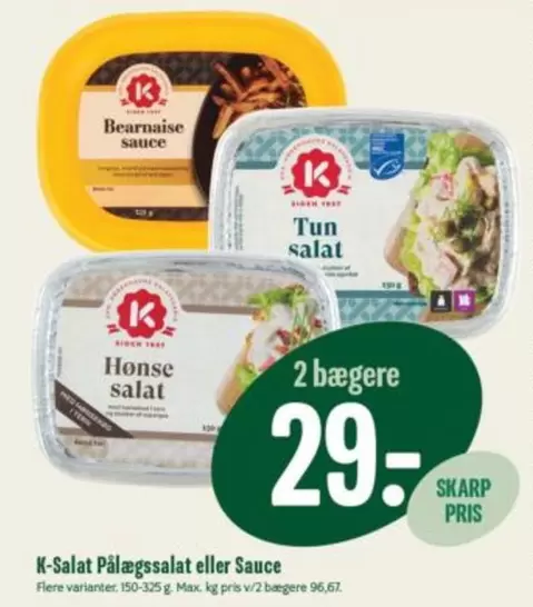 Pålægssalat eller Sauce