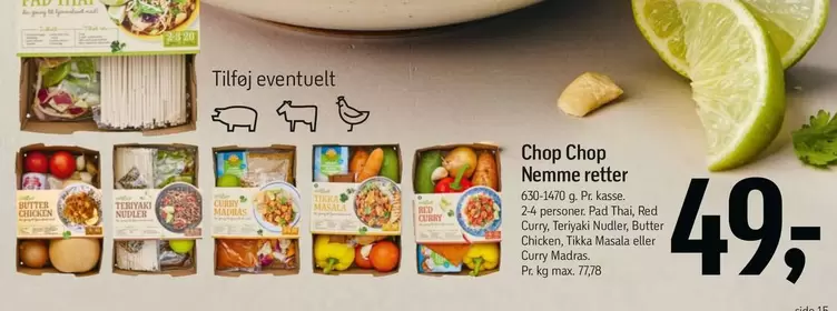 Red - Chop Chop Nemme retter