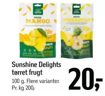 Sunshine Delights tørret frugt