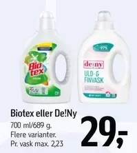 Bio - tex eller De!Ny