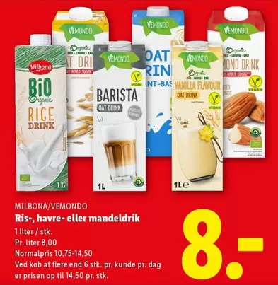 Bio - Ris-, havre- eller mandeldrik
