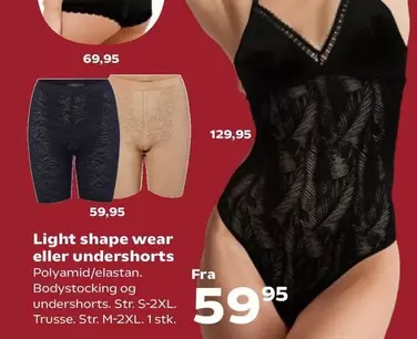 Light shape wear eller undershorts