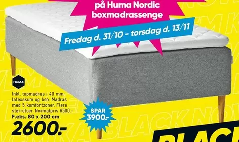 Huma Nordic boxmadrassenge