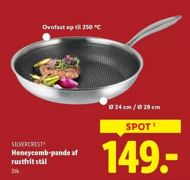 Honeycomb-pande af rustfrit stål