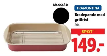 Bradepande med grillrist