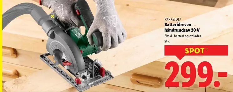 Batteridreven handrundsav 20 V