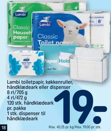 toiletpapir, køkkenruller, håndklædeark eller dispenser