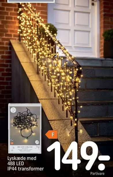 Lyskæde med 488 LED