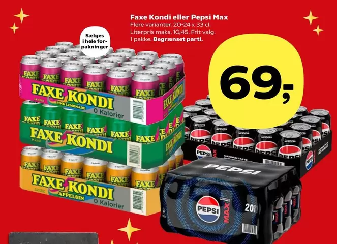 Faxe - Kondi eller Pepsi Max