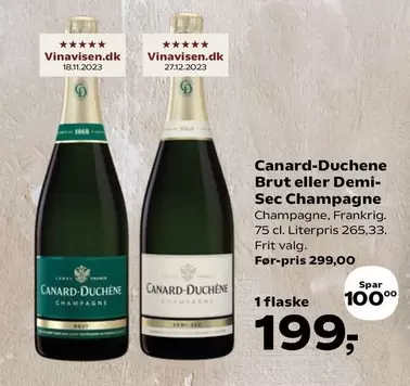 Brut eller Demi-Sec Champagne