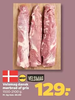 dansk mørbrad af gris