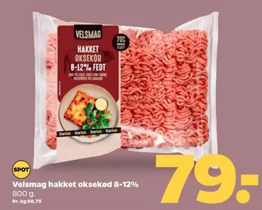 Chili - Hakket oksekød 8-12%