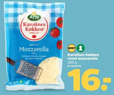 Arla - Revet Mozzarella