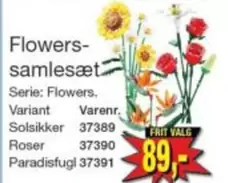 Roser - Flowers-samlesæt