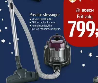 Bosch - Poseløs støvsuger