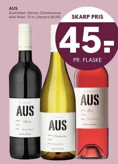 Shiraz, Chardonnay eller Rosé