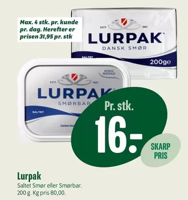 Saltet Smør eller Smørbar