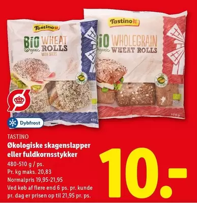 Bio - Økologiske skagenslapper eller fuldkornsstykker