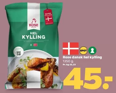 Rose - Hel Kylling