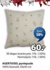 AGERTIDSEL pyntepude