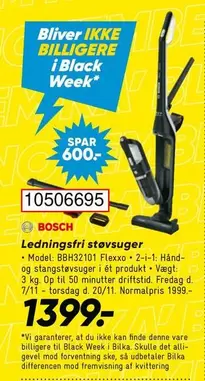 Bosch - Ledningsfri støvsuger