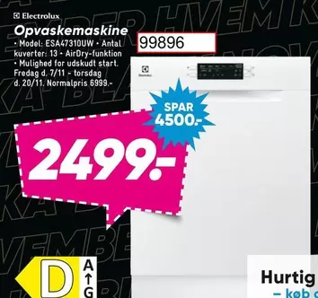 Electrolux - Opvaskemaskine