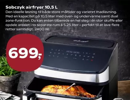 Den - airfryer 10,5 L