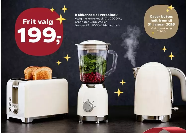 Køkkenserie i retrolook