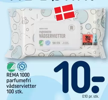 parfumefri vådservietter