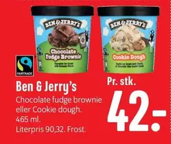 Ben & Jerry's - Chocolate fudge brownie eller Cookie dough