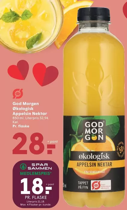 Økologisk Appelsin Nektor