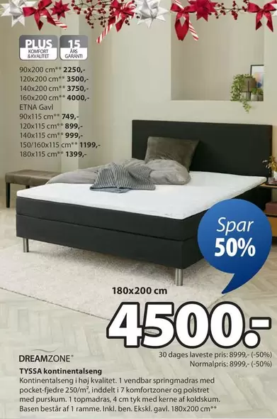 TYSSA kontinentalseng