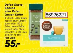 Dolce Gusto, Senseo eller Peter Larsen Kaffe