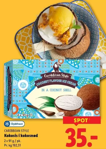 Shell - CARIBBEAN STYLE Kokosis i kokosned