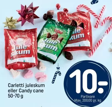 juleskum eller Candy cane