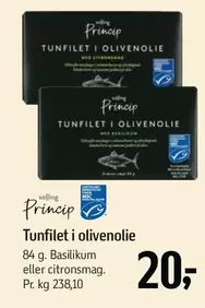 Tunfilet i olivenolie