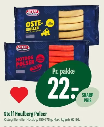 Ostegriller eller Hotdog