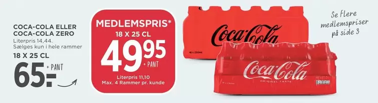 Coca Cola - COCA-COLA ELLER COCA-COLA ZERO