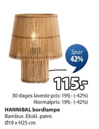 HANNIBAL bordlampe