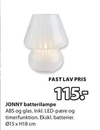 JONNY batterilampe