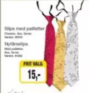 Slips med pailletter