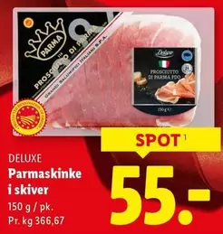 Parmaskinke i skiver